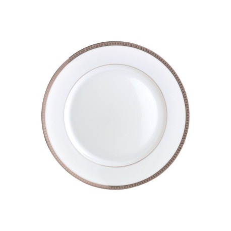 Plato llano Malmaison platino 26cm.