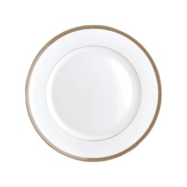 Plato para postre Malmaison platino 21cm.