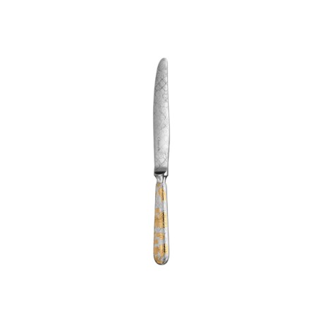 Cuchillo de mesa Jardin d’Eden dorado parcial